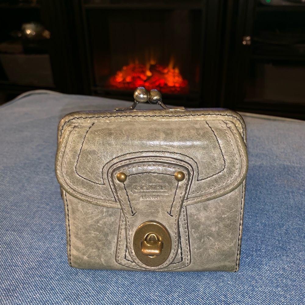 Coach Legacy Stripe Wallet